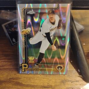 Topps Chrome Paul Skenes Pitcher Card